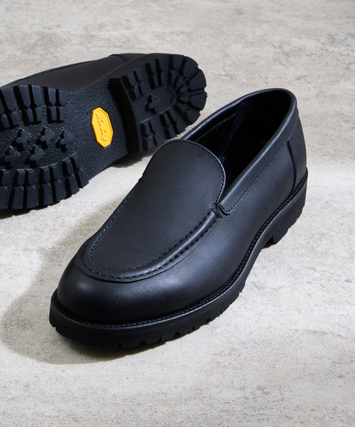PADRONE(パドローネ)の「PADRONE パドローネ / MOCCASIN SLIP-ON ウォータープルーフレザーモカシンスリッポンシューズ / PU8759-2014(モカシン/デッキシューズ・メンズ・ダークブラウン/ブラック・43/42/41/40)」の1枚目の写真