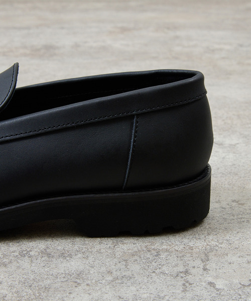 PADRONE(パドローネ)の「PADRONE パドローネ / MOCCASIN SLIP-ON ウォータープルーフレザーモカシンスリッポンシューズ / PU8759-2014(モカシン/デッキシューズ・メンズ・ダークブラウン/ブラック・43/42/41/40)」の11枚目の写真