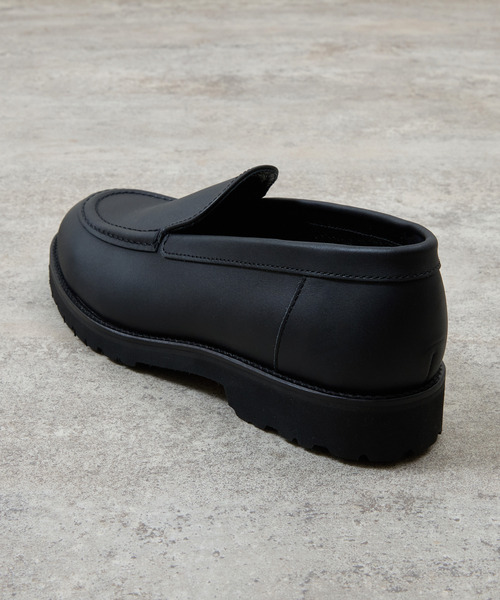 PADRONE(パドローネ)の「PADRONE パドローネ / MOCCASIN SLIP-ON ウォータープルーフレザーモカシンスリッポンシューズ / PU8759-2014(モカシン/デッキシューズ・メンズ・ダークブラウン/ブラック・43/42/41/40)」の12枚目の写真