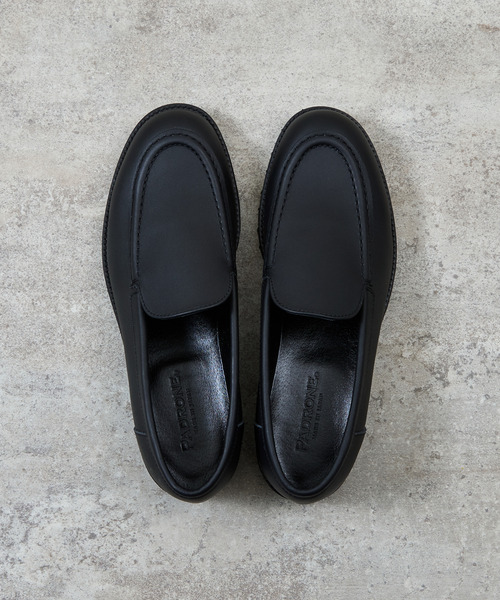 PADRONE(パドローネ)の「PADRONE パドローネ / MOCCASIN SLIP-ON ウォータープルーフレザーモカシンスリッポンシューズ / PU8759-2014(モカシン/デッキシューズ・メンズ・ダークブラウン/ブラック・43/42/41/40)」の15枚目の写真