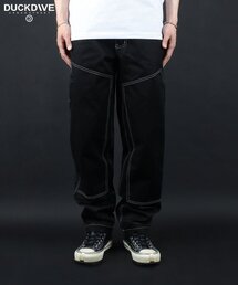 DUCKDIVE（ダックダイブ）の「スティッチカーペンターパンツブラック（その他パンツ）」