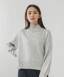 GLOBAL WORK | フワフワHugmeハイネックプルオーバー/577898(ニット/セーター)