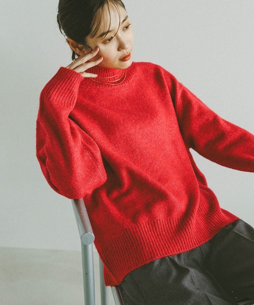 セール】フワフワHugmeハイネックプルオーバー/577898（ニット