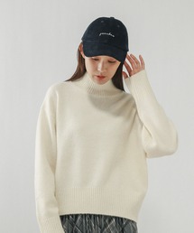 GLOBAL WORK | フワフワHugmeハイネックプルオーバー/577898(ニット/セーター)