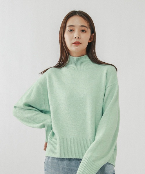 ayakawasaki✴︎ マシュマロニット✴︎ミントグリーン ayakawasakiマシュマロニット ミントグリーン 完売カラー