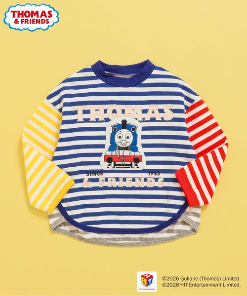 BIT'Z（ビッツ）の「【トーマス】キャラクター長袖Tシャツ（Tシャツ/カットソー・キッズ・レッド/レインボー/グリーン・120/110/100/95/90/80）」の3枚目の写真