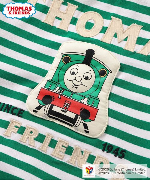 BIT'Z（ビッツ）の「【トーマス】キャラクター長袖Tシャツ（Tシャツ/カットソー・キッズ・レッド/レインボー/グリーン・120/110/100/95/90/80）」の14枚目の写真