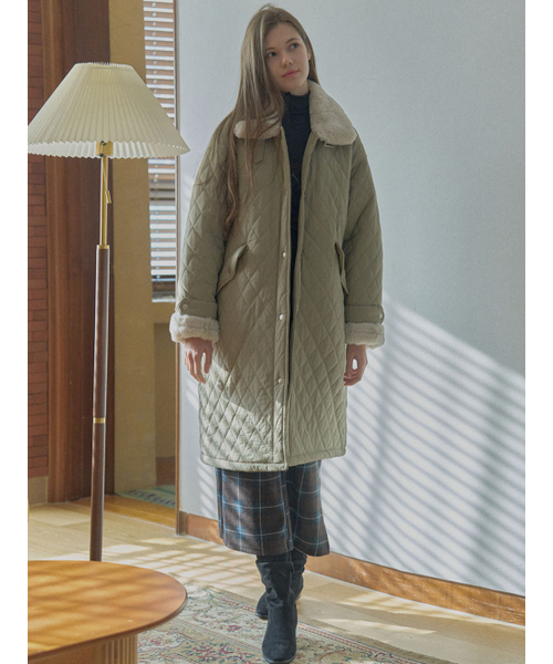 AVANT-G(アバン)の「Tartan Check Shirring Dress - BROWN(ワンピース・レディース・ダークグリーン/ブラウン・FREE)」の7枚目の写真