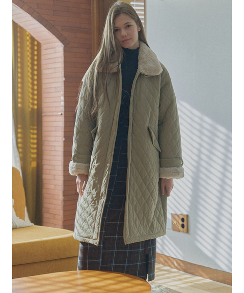 AVANT-G(アバン)の「Tartan Check Shirring Dress - BROWN(ワンピース・レディース・ダークグリーン/ブラウン・FREE)」の8枚目の写真