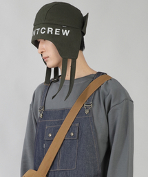 SAINTCREW（セントクルー）の「ロゴバックアンドフォースパディングトルーパーハットLBFP-1502ブラック（ハット）」