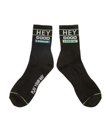 GET IT ON（ゲットイットオン）の「シグニチャーソックス_Hey Black（ソックス/靴下）」