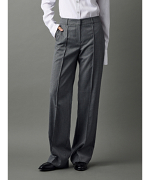 CHOCHOU（チョシュ）の「Wool Pintuck Straight Pants (Gray)（スラックス）」
