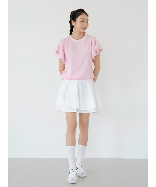 NITINA(ニティナ)の「フレアスリーブレスPK(Tシャツ/カットソー・レディース・ピンク・SMALL/MEDIUM)」の6枚目の写真