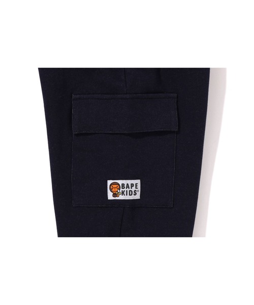 A BATHING APE(アベイシングエイプ)の「BABY MILO SWEATPANTS(スウェットパンツ・キッズ・ネイビー・140/100/120/130/90/110)」の4枚目の写真