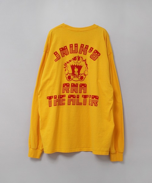 RNA（アールエヌエー）の「M2617 ジャンクアップルプリントロンＴ（Tシャツ/カットソー・レディース・ブラック/ホワイト/オレンジ・MEDIUM）」の12枚目の写真