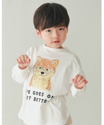 nicohrat | ニコフラート 柴犬ロングTシャツ(Tシャツ/カットソー)