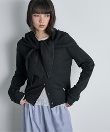 THE YOn（ザヨン）の「ストールセットクルーネックカーディガン（カーディガン/ボレロ）」