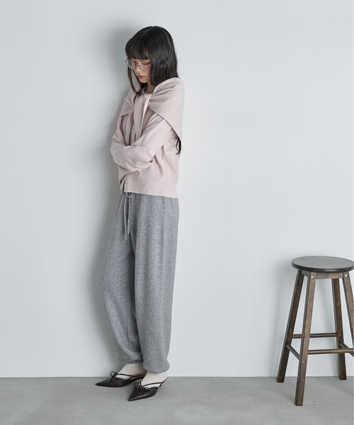 セール】ストールセットクルーネックカーディガン（カーディガン
