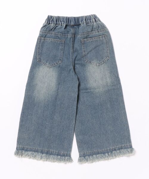 URBAN CHERRY（アーバンチェリー）の「裾フリンジワイドデニムパンツ（デニムパンツ・キッズ・ブルー・140cm/130cm/120cm/110cm）」の14枚目の写真