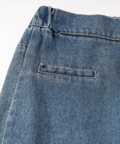 URBAN CHERRY（アーバンチェリー）の「裾フリンジワイドデニムパンツ（デニムパンツ・キッズ・ブルー・140cm/130cm/120cm/110cm）」の8枚目の写真
