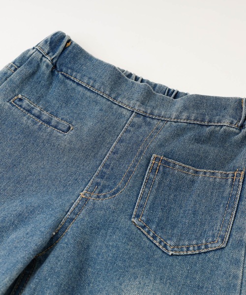 URBAN CHERRY（アーバンチェリー）の「裾フリンジワイドデニムパンツ（デニムパンツ・キッズ・ブルー・140cm/130cm/120cm/110cm）」の9枚目の写真