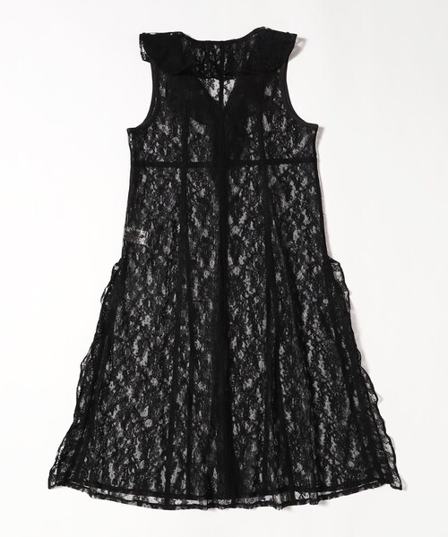 Ray BEAMS（レイビームス）の「ラッフルカラー レース ワンピース（ワンピース・レディース・ホワイト/ブラック・ONE SIZE）」の8枚目の写真