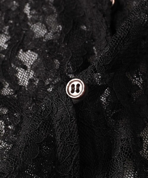 Ray BEAMS（レイビームス）の「ラッフルカラー レース ワンピース（ワンピース・レディース・ホワイト/ブラック・ONE SIZE）」の16枚目の写真