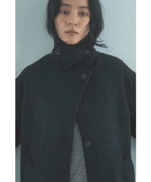 marjour（マージュール）の「BOUCLE STAND COLLAR COAT（その他アウター・レディース・アイボリー/ブラック・M）」の13枚目の写真