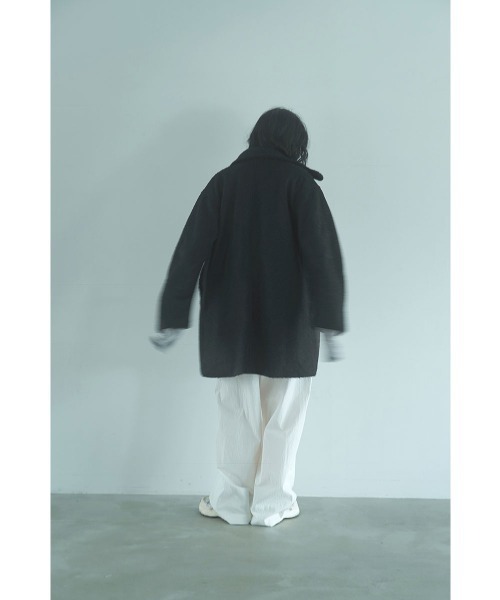 marjour（マージュール）の「BOUCLE STAND COLLAR COAT（その他アウター・レディース・アイボリー/ブラック・M）」の15枚目の写真