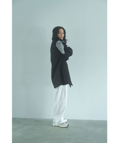 marjour（マージュール）の「BOUCLE STAND COLLAR COAT（その他アウター・レディース・アイボリー/ブラック・M）」の16枚目の写真