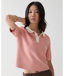kate spade new york（ケイトスペード ニューヨーク）の「クロップド ポロ セーター（ニット/セーター）」