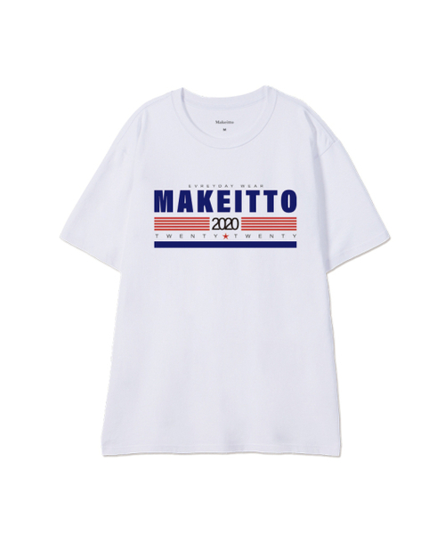 MAKEITTO（メイキット）の「[TWENTY TWENTY] CREW NECK TEE_WHITE（Tシャツ/カットソー・メンズ・その他・MEDIUM/LARGE/X-LARGE/XX-LARGE）」の2枚目の写真
