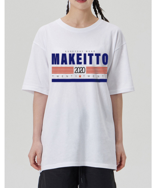 MAKEITTO（メイキット）の「[TWENTY TWENTY] CREW NECK TEE_WHITE（Tシャツ/カットソー・メンズ・その他・MEDIUM/LARGE/X-LARGE/XX-LARGE）」の5枚目の写真