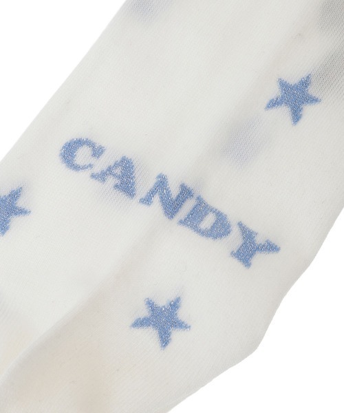 Candy Stripper（キャンディストリッパー）の「ANGEL BUNNY ソックス（ソックス/靴下・レディース・ライトブルー/オフホワイト/ブラック・FREE）」の6枚目の写真