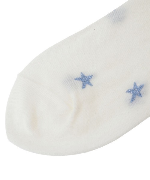 Candy Stripper（キャンディストリッパー）の「ANGEL BUNNY ソックス（ソックス/靴下・レディース・ライトブルー/オフホワイト/ブラック・FREE）」の8枚目の写真