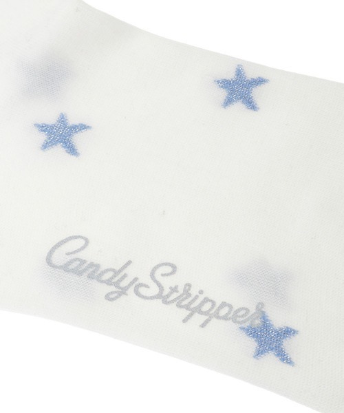 Candy Stripper（キャンディストリッパー）の「ANGEL BUNNY ソックス（ソックス/靴下・レディース・ライトブルー/オフホワイト/ブラック・FREE）」の9枚目の写真