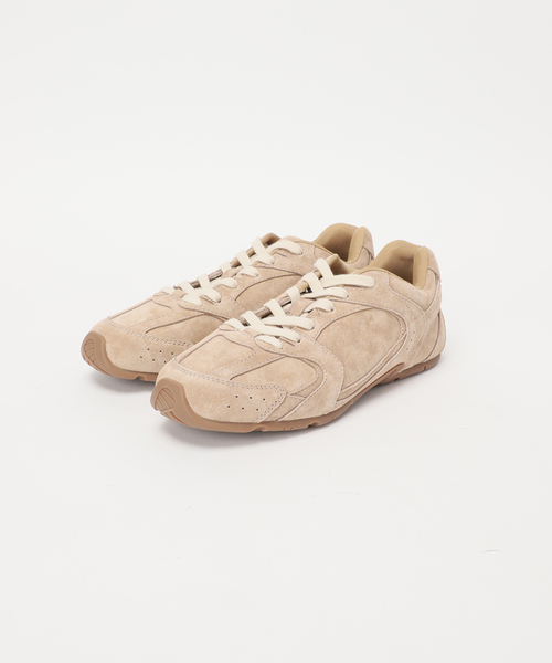 MOHI(モヒ)の「MOHI/モヒ スウェードスニーカー(スニーカー・レディース・ベージュ・38/37/36/39)」の3枚目の写真