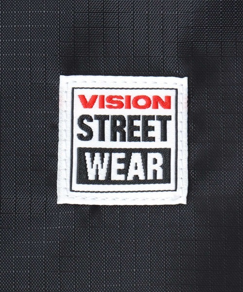 VISION STREET WEAR（ヴィジョンストリートウェア）の「VISION STREET WEAR（ヴィジョンストリートウェア）DRAWSTRING BAG/ワンポイントロゴ ナップサック（バックパック/リュック・メンズ・ブラック系1/ブラック系2・FREE）」の8枚目の写真