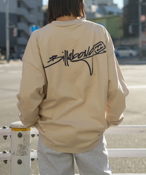 BILLABONG（ビラボン）の「BILLABONG メンズ SCRIPT ロンT 【2026年春夏モデル】/ビラボン長袖ロンT（Tシャツ/カットソー・メンズ・ブラック/ホワイト/アイボリー・X-LARGE/SMALL/MEDIUM/LARGE）」の2枚目の写真