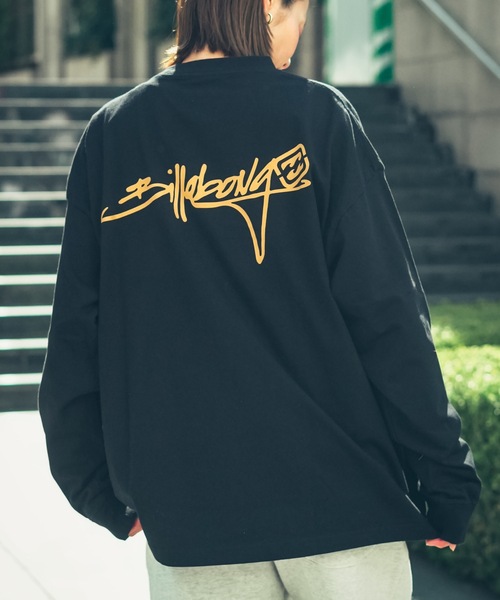 BILLABONG（ビラボン）の「BILLABONG メンズ SCRIPT ロンT 【2026年春夏モデル】/ビラボン長袖ロンT（Tシャツ/カットソー・メンズ・ブラック/ホワイト/アイボリー・X-LARGE/SMALL/MEDIUM/LARGE）」の3枚目の写真