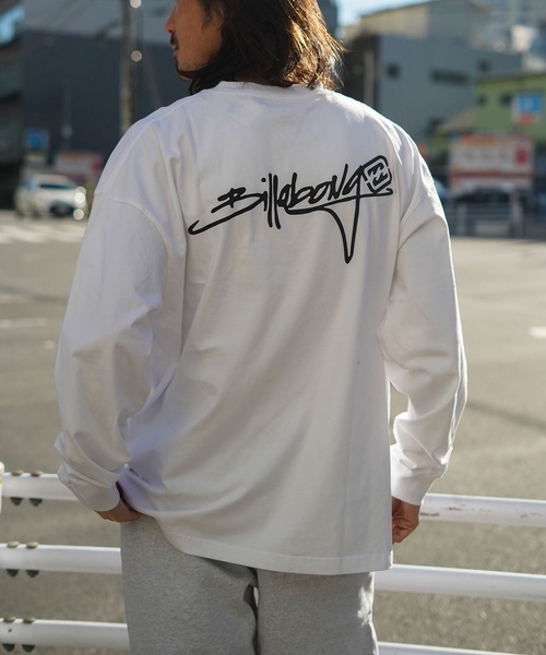 BILLABONG（ビラボン）の「BILLABONG メンズ SCRIPT ロンT 【2026年春夏モデル】/ビラボン長袖ロンT（Tシャツ/カットソー・メンズ・ブラック/ホワイト/アイボリー・X-LARGE/SMALL/MEDIUM/LARGE）」の8枚目の写真