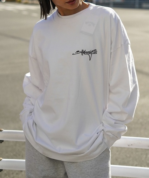 BILLABONG（ビラボン）の「BILLABONG メンズ SCRIPT ロンT 【2026年春夏モデル】/ビラボン長袖ロンT（Tシャツ/カットソー・メンズ・ブラック/ホワイト/アイボリー・X-LARGE/SMALL/MEDIUM/LARGE）」の16枚目の写真