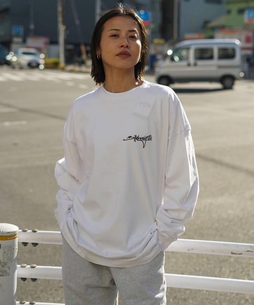 BILLABONG（ビラボン）の「BILLABONG メンズ SCRIPT ロンT 【2026年春夏モデル】/ビラボン長袖ロンT（Tシャツ/カットソー・メンズ・ブラック/ホワイト/アイボリー・X-LARGE/SMALL/MEDIUM/LARGE）」の12枚目の写真