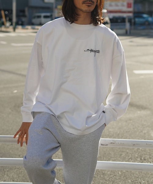 BILLABONG（ビラボン）の「BILLABONG メンズ SCRIPT ロンT 【2026年春夏モデル】/ビラボン長袖ロンT（Tシャツ/カットソー・メンズ・ブラック/ホワイト/アイボリー・X-LARGE/SMALL/MEDIUM/LARGE）」の7枚目の写真