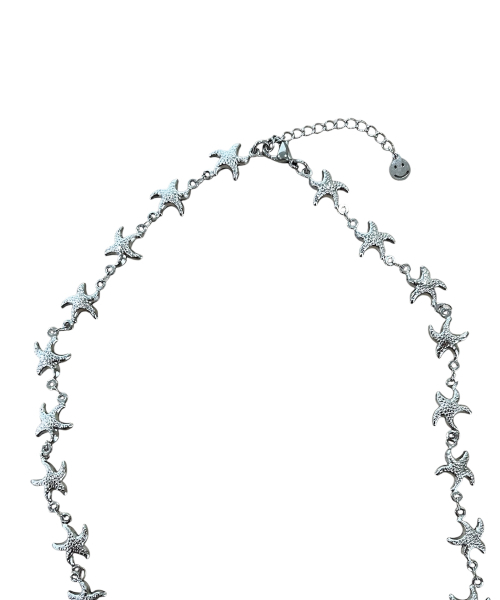 SK8ER ROCK(スケーターロック)の「Starfish In A Row Chain Necklace ((steel))(ネックレス・レディース・その他・ONE SIZE)」の8枚目の写真