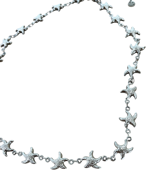 SK8ER ROCK(スケーターロック)の「Starfish In A Row Chain Necklace ((steel))(ネックレス・レディース・その他・ONE SIZE)」の2枚目の写真