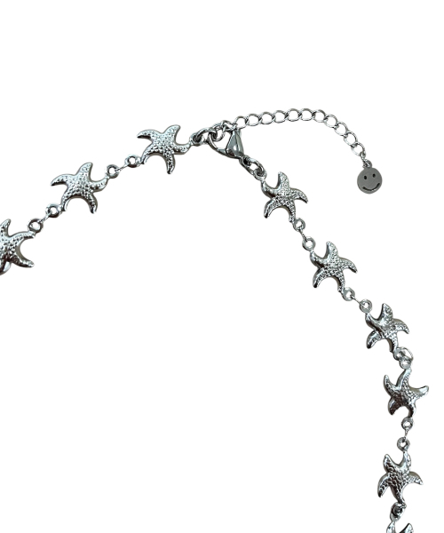 SK8ER ROCK(スケーターロック)の「Starfish In A Row Chain Necklace ((steel))(ネックレス・レディース・その他・ONE SIZE)」の3枚目の写真