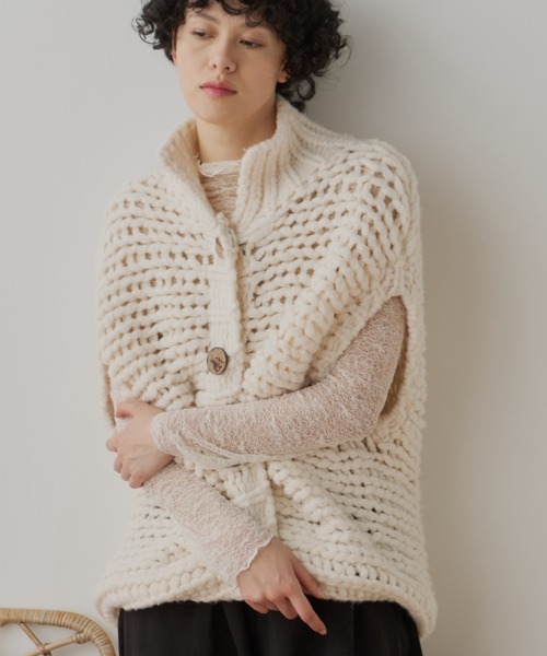 Libra Cue（リブラ キュー）の「ラッフルシアーカットソー（Tシャツ/カットソー・レディース・ブラック/アイボリー・FREE）」の13枚目の写真