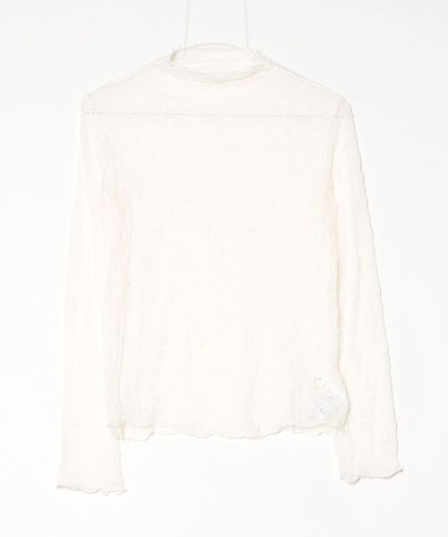 Libra Cue（リブラ キュー）の「ラッフルシアーカットソー（Tシャツ/カットソー・レディース・ブラック/アイボリー・FREE）」の22枚目の写真