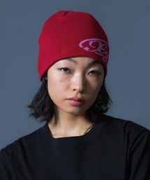 X-girl | DIAGONAL OVAL LOGO JACQUARD BEANIE(ニットキャップ/ビーニー)